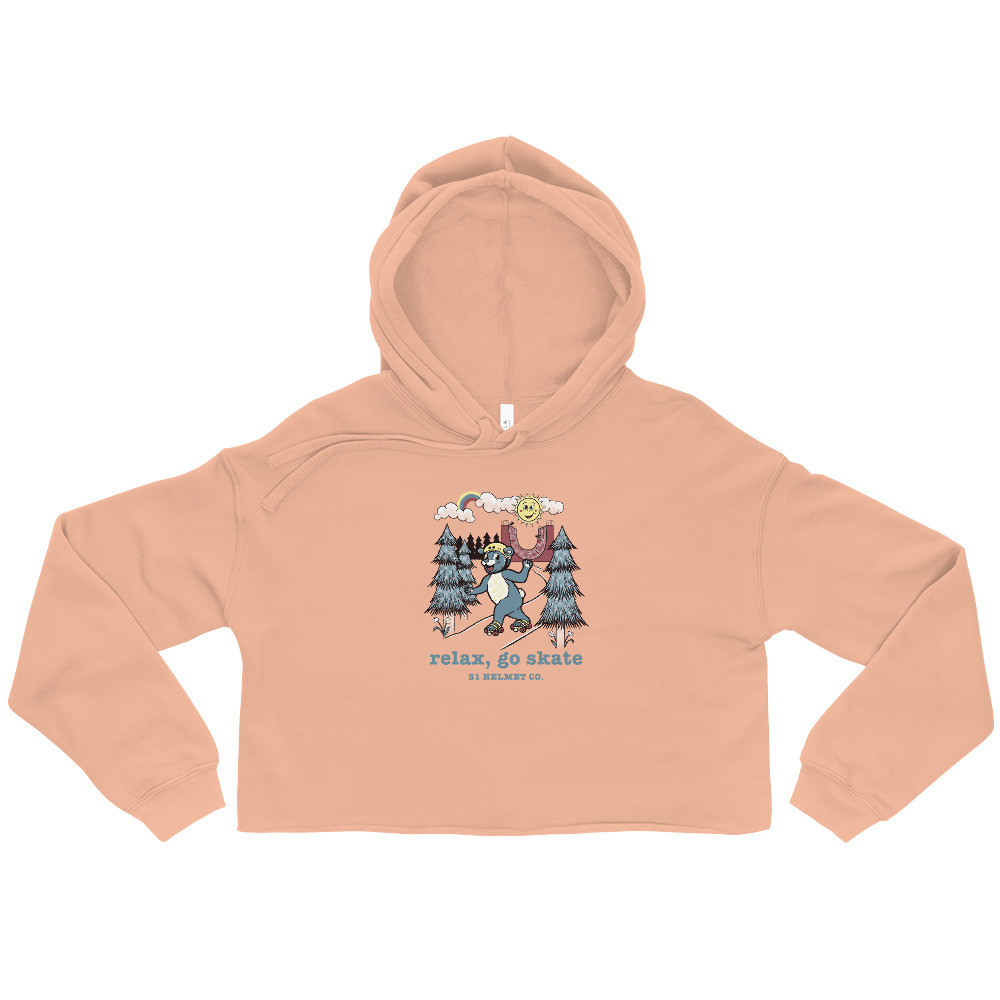 S1 HELMET CO - RELAX GO SKATE - CROP TOP HOODIE - S1 Helmet Co