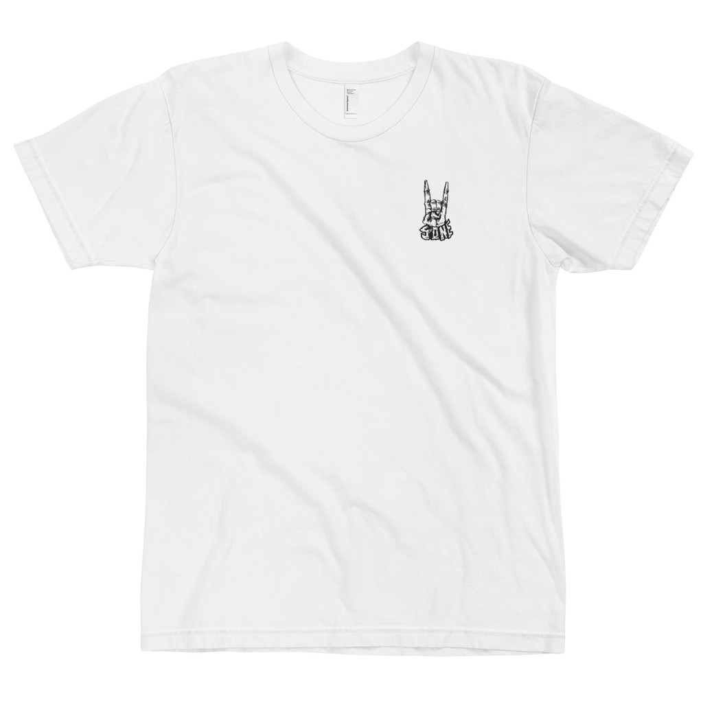 S1 HELMET CO - HORNS - 50/50 T-SHIRT - WHITE