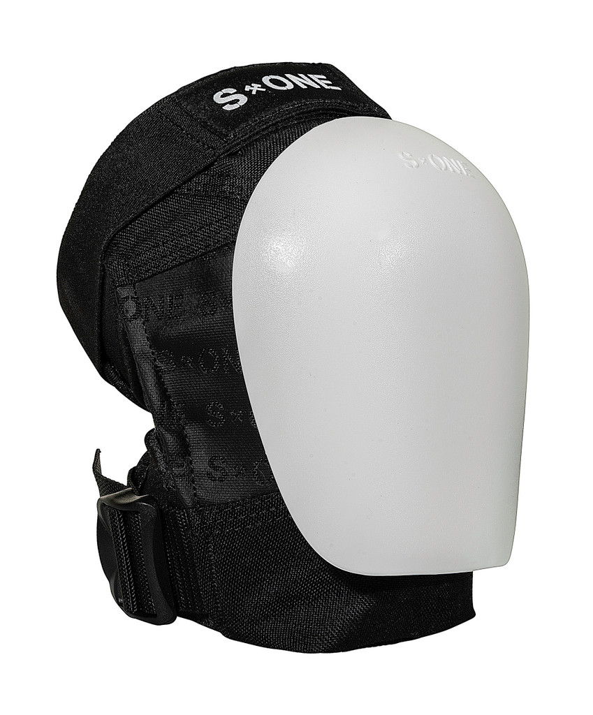S1 Youth Pro Scooter Knee Pads White Cap /4 view