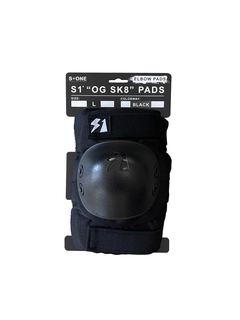 S1 OG Skate Elbow Pads White Caps