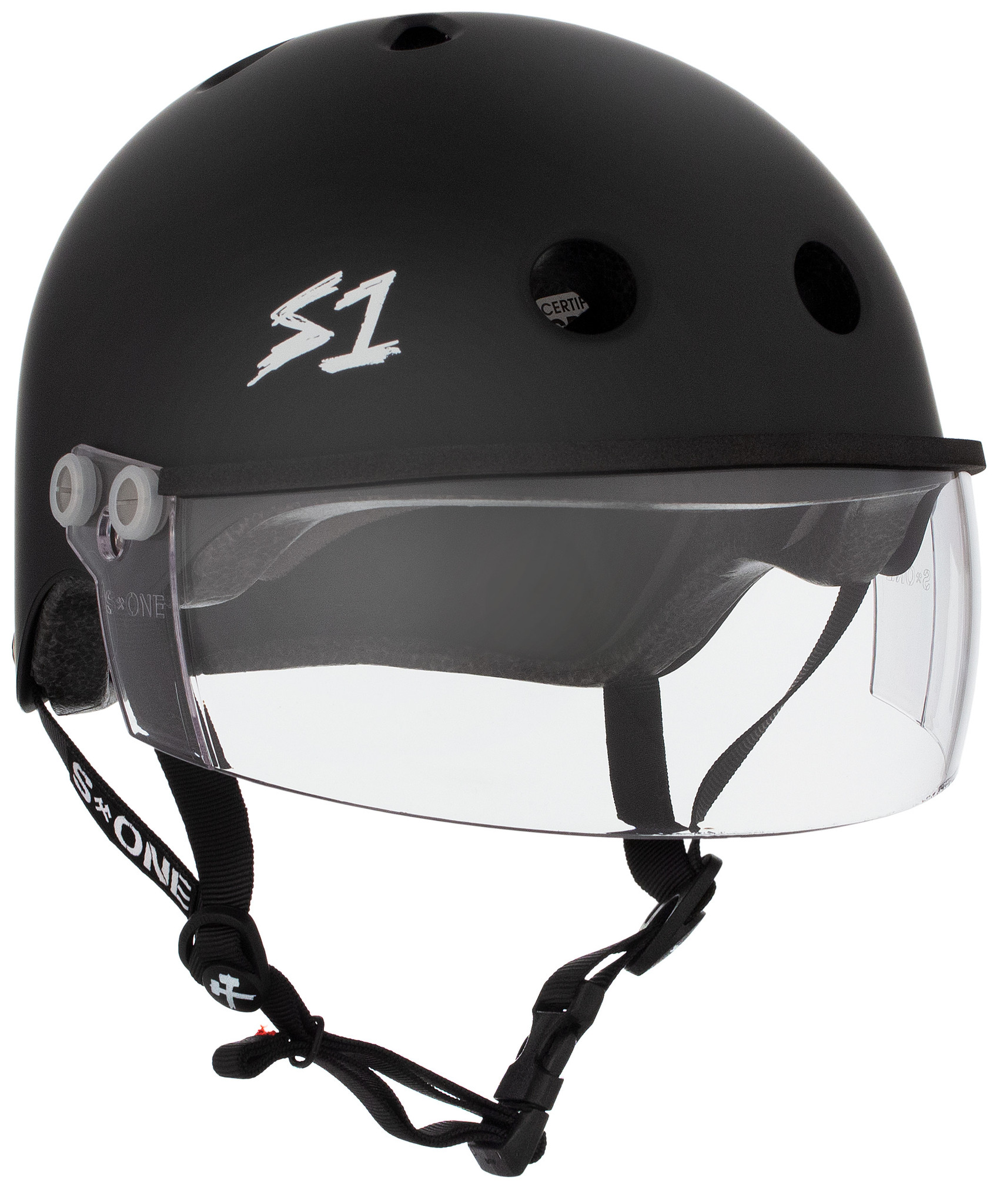 Black Matte Helmet | Roller Derby Helmet | Skateboard Helmet