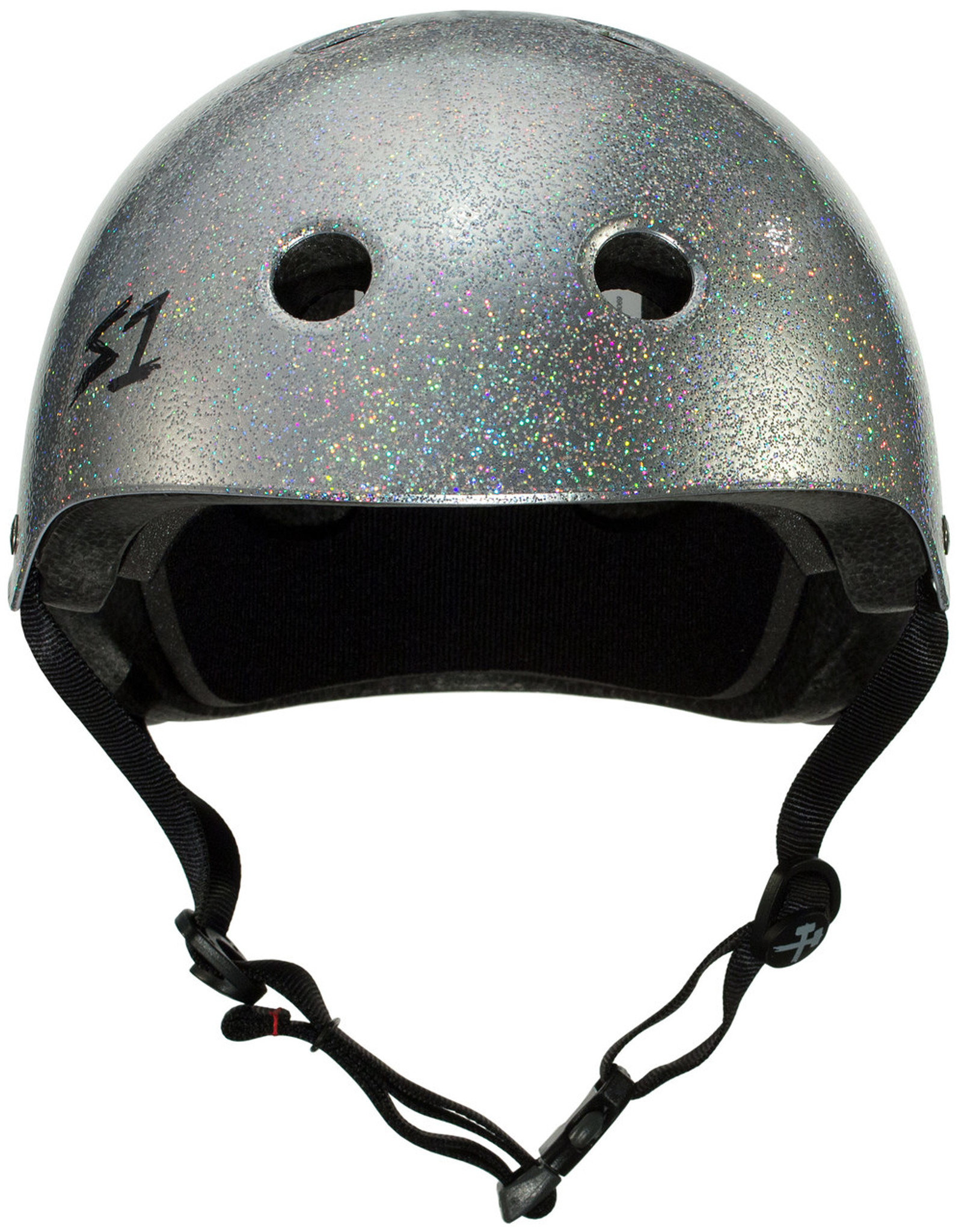 Silver Glitter Helmet | Scooter Helmet | Bike Helmet