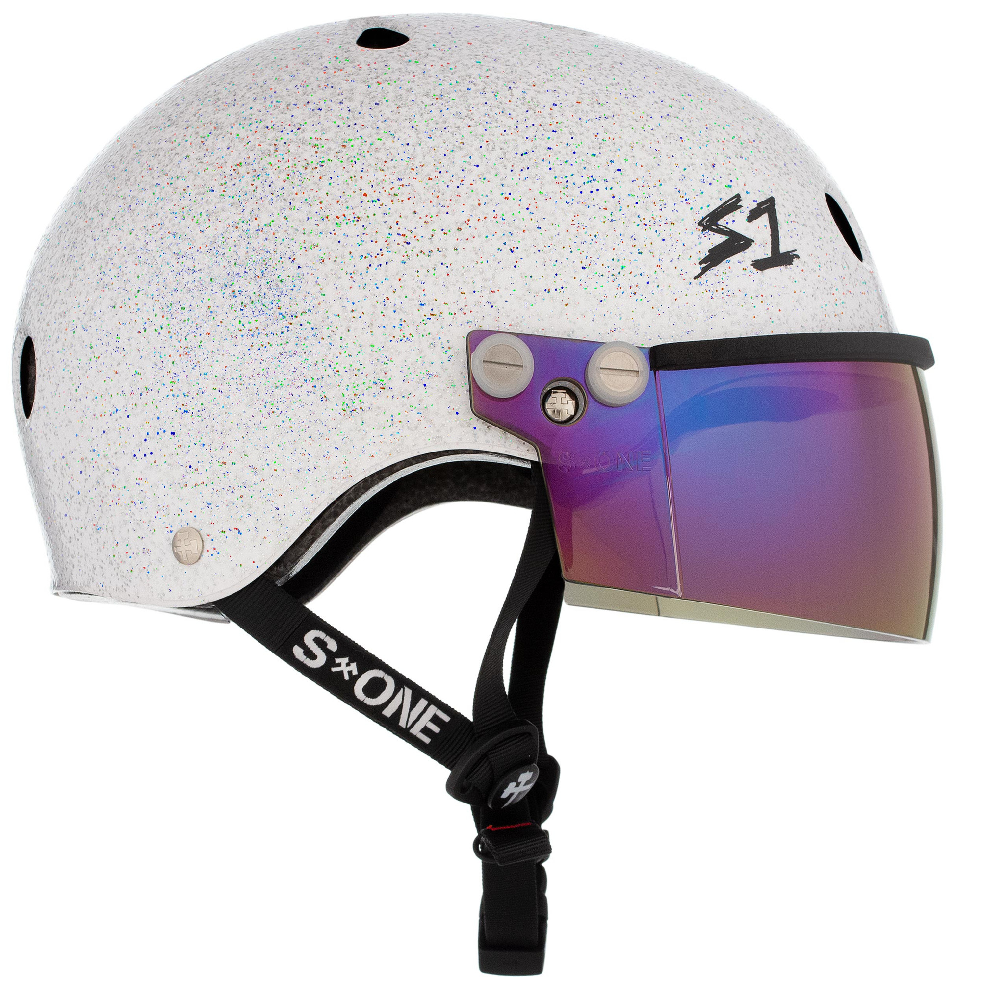 Voeding timmerman Kritiek White Glitter Helmet | Bike Helmet | Roller Skate Helmet