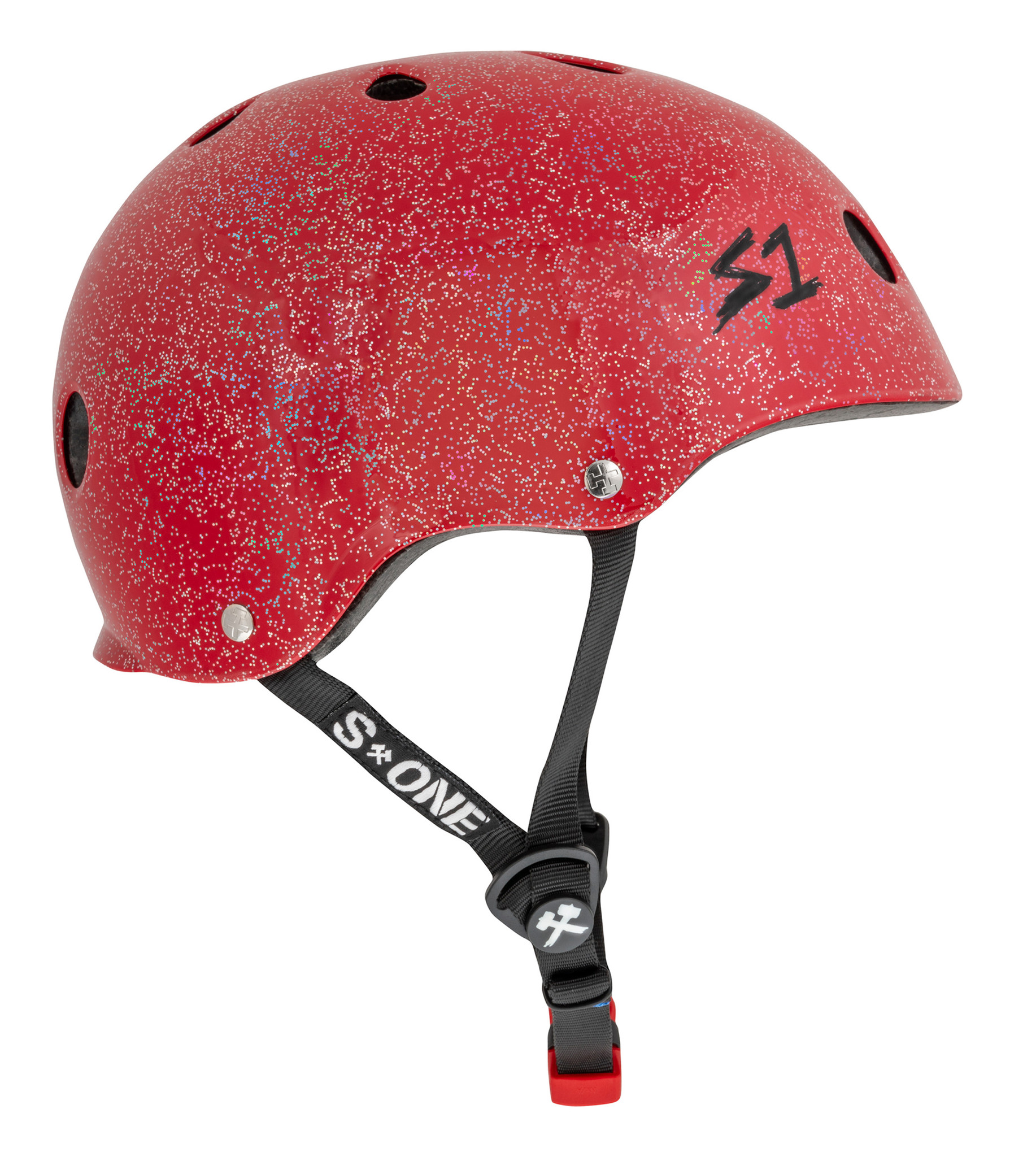 S1 Mini Lifer Helmet - Red Gloss Glitter X-Small (18.5) - Includes Small & Medium Sizing Liners S1 Mini Lifer Helmet - Red Gloss Glitter X-Small (18.5) - Includes Small & Medium Sizing Liners
