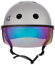 The Lifer w/ Visor Gen 2's new In Mold Mounting System will allow you to take the Visor on and off and replace if needed featuring a Strap Rivet hole for a flush and secure mount. Our patented "Cover Catcher" that will allow for multiple helmet covers to be easily put on and off without slipping up or flying off.