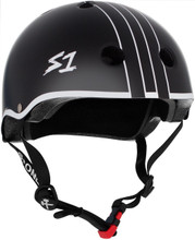 S1 Mini Lifer Helmet Specs: • Specially formulated EPS Fusion Foam • Certified Multi-Impact (ASTM) • Certified High Impact (CPSC) • 5x More Protective Than Regular Skate Helmets • Deep Fit Design