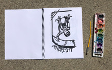S1 Skateboarding Tricks A-Z Coloring Book