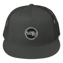 S1 HELMET CO - CIRCLE CHECKER - MESH BACK SNAPBACK HAT - CHARCOAL GREY