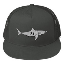 S1 HELMET CO - S1 SHARK - MESH BACK SNAPBACK HAT - CHARCOAL GREY
