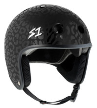 S1 Retro Lifer Black Leopard Matte Christian Hosoi Skate Helmet 34 view
