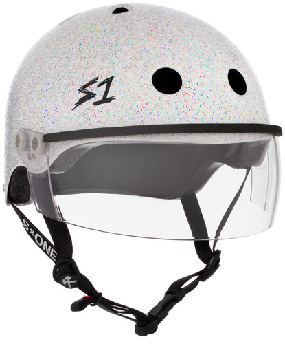 The Lifer w/ Visor Gen 2's new In Mold Mounting System will allow you to take the Visor on and off and replace if needed featuring a Strap Rivet hole for a flush and secure mount. Our patented "Cover Catcher" that will allow for multiple helmet covers to be easily put on and off without slipping up or flying off.