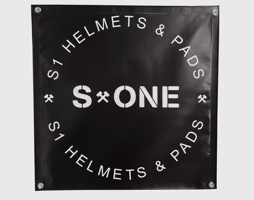 S1 Helmet Co - Circle Checker - 2' x 2' Banner