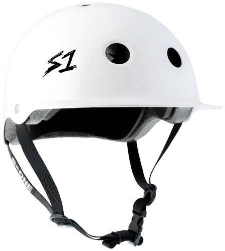 S1 Lifer Brim Scooter Helmet White Gloss 34 View