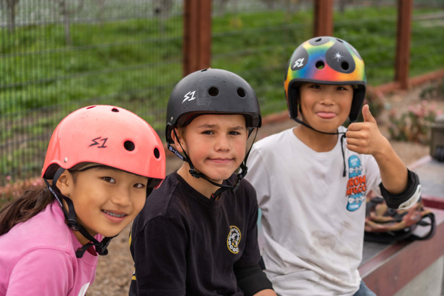 Ocean,  Otis and Kai  - S1 Lifer Helmets