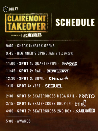 Ohlay Clairemont Takeover Presented by S1 Helmets