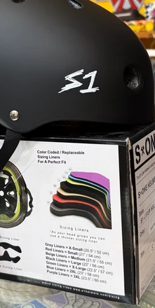 S1 Lifer Helmet - How the sizing liners work