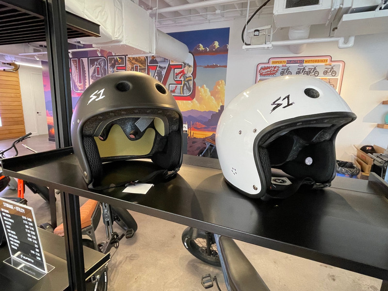 Super 73 Official E-Bike Store stocks S1 Retro Lifer E-Bike Helmets