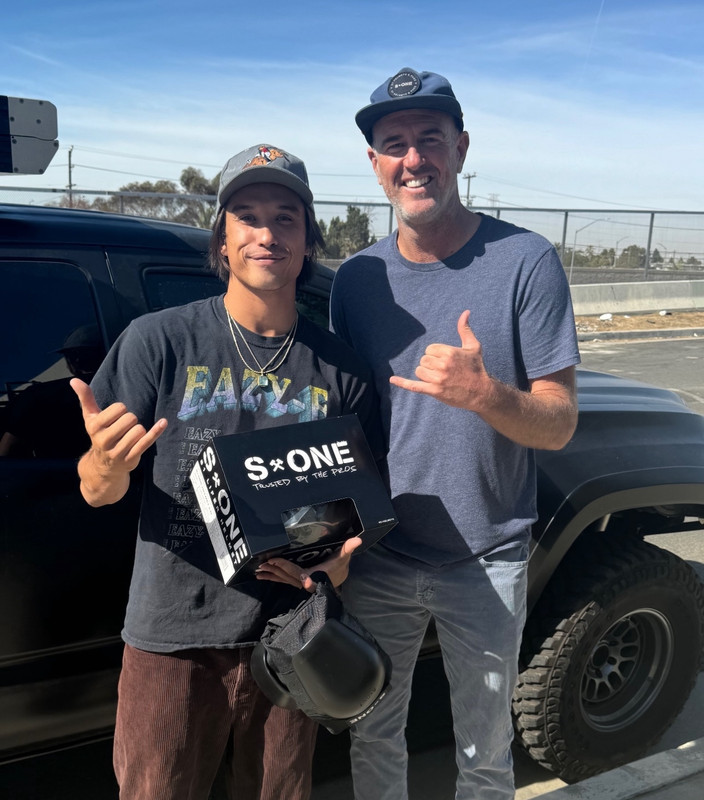 Heimana Reynolds and the S1 Lifer Helmet