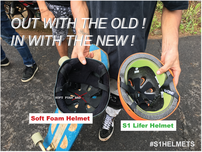 Out with the Old ! In with the S1 Lifer Skate Helmet!