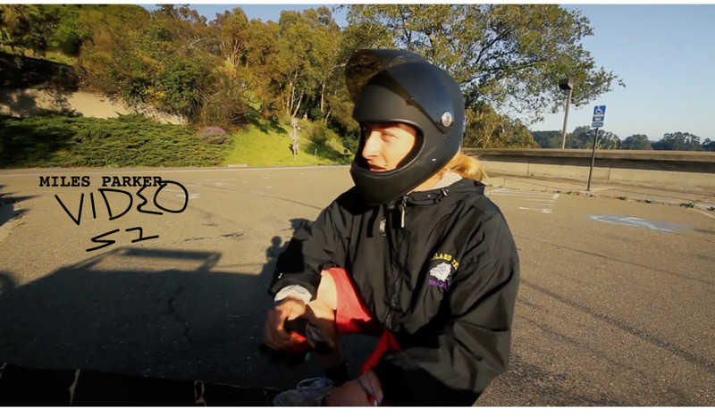 Miles Parker / Downhill Skateboarding in Oakland, CA