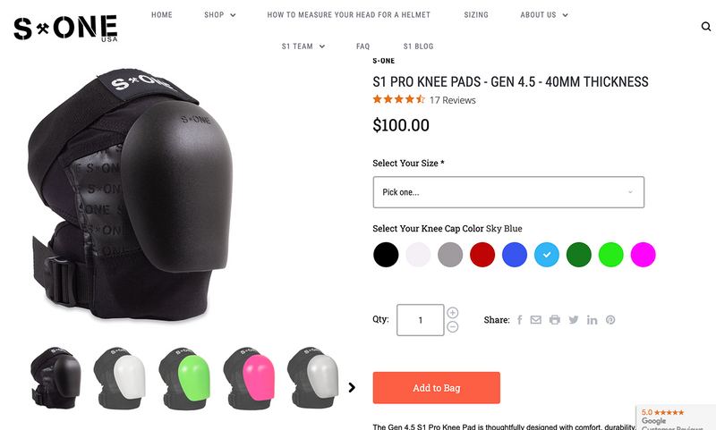 S1 Pro Knee Pads Gen 4.5 
