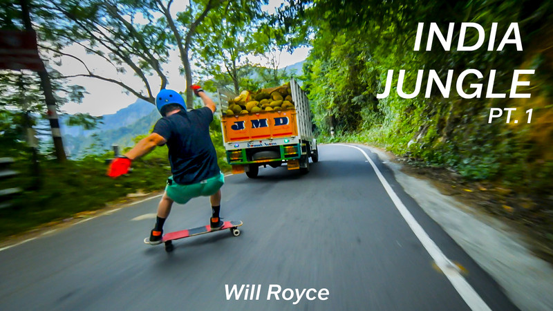 Will Royce Skates in India Traffic