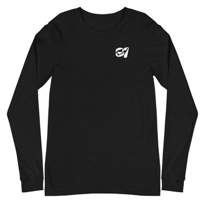 トップス calee back print long sleeve T-shirt Long sleeve t-shirt - Ceika Performance