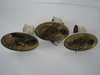 Oval Wall Sconces (Lot of 3) (LT020) ALL 3 ITEMS SHOWN (REAR VIEW)