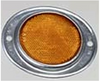 OVAL REFLECTOR - AMBER (18-3026)