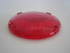 3-15/16 Inch Round Tail Light Lens - Red (CLT043)