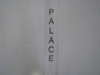 Grab Handle PALACE ENGRAVED Lighted Chrome and Acrylic (HW353)