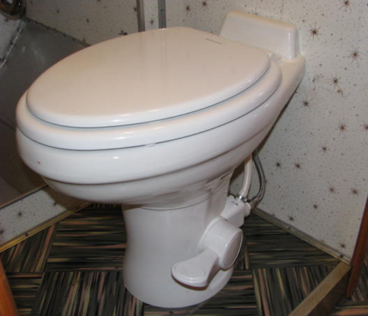 Dometic 310 Toilet Bone Vintage Campers