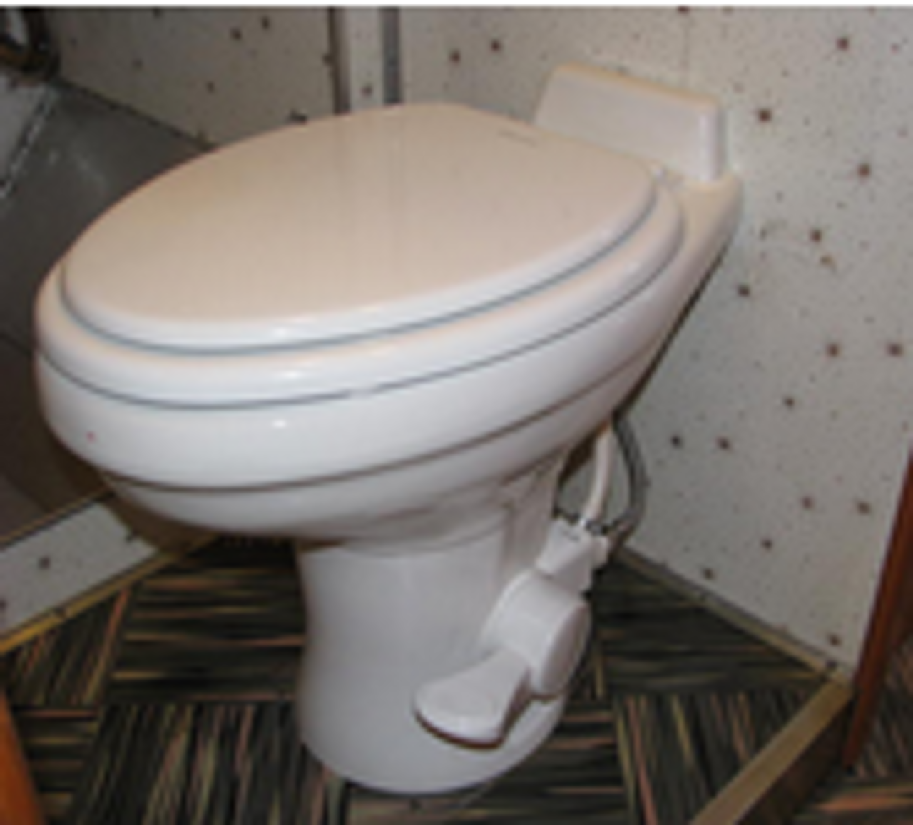 Dometic 310 Toilet Bone with Sprayer (12-4001) 