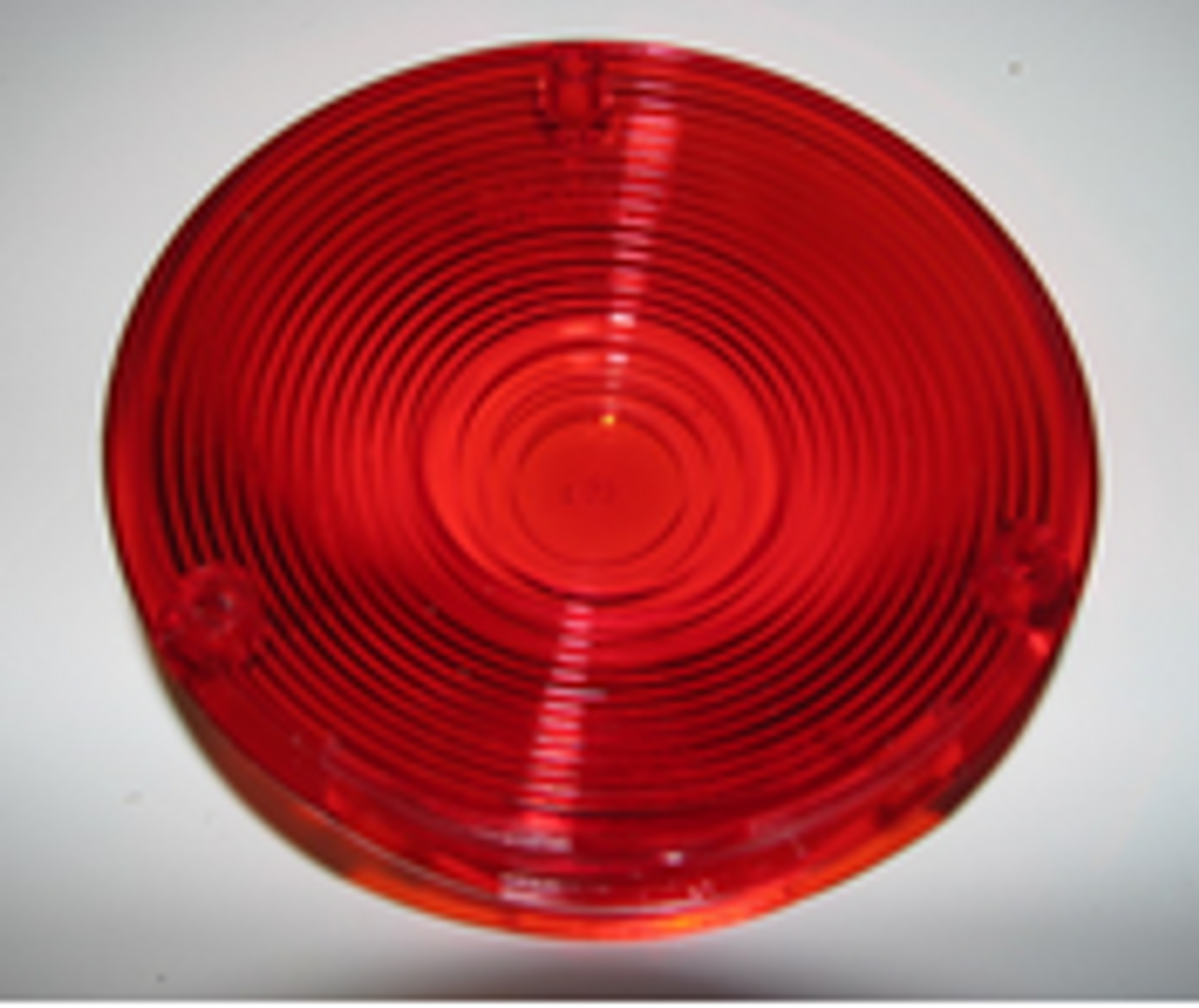Red Round Lens - 4-1/8" (CLT025)