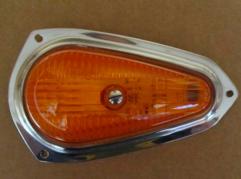 Reproduction Teardrop Clearance LightAmber Vintage Campers
