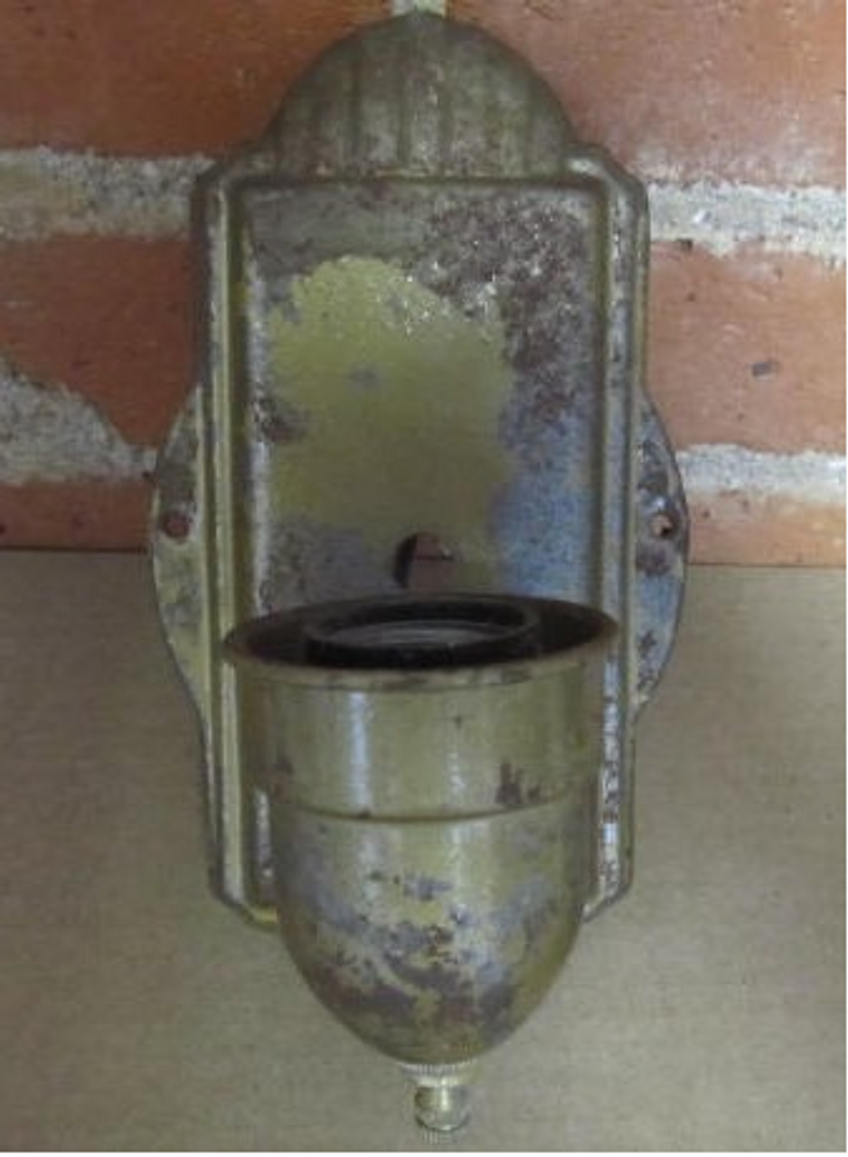Steel Wall Sconce (LT400) FRONT VIEW