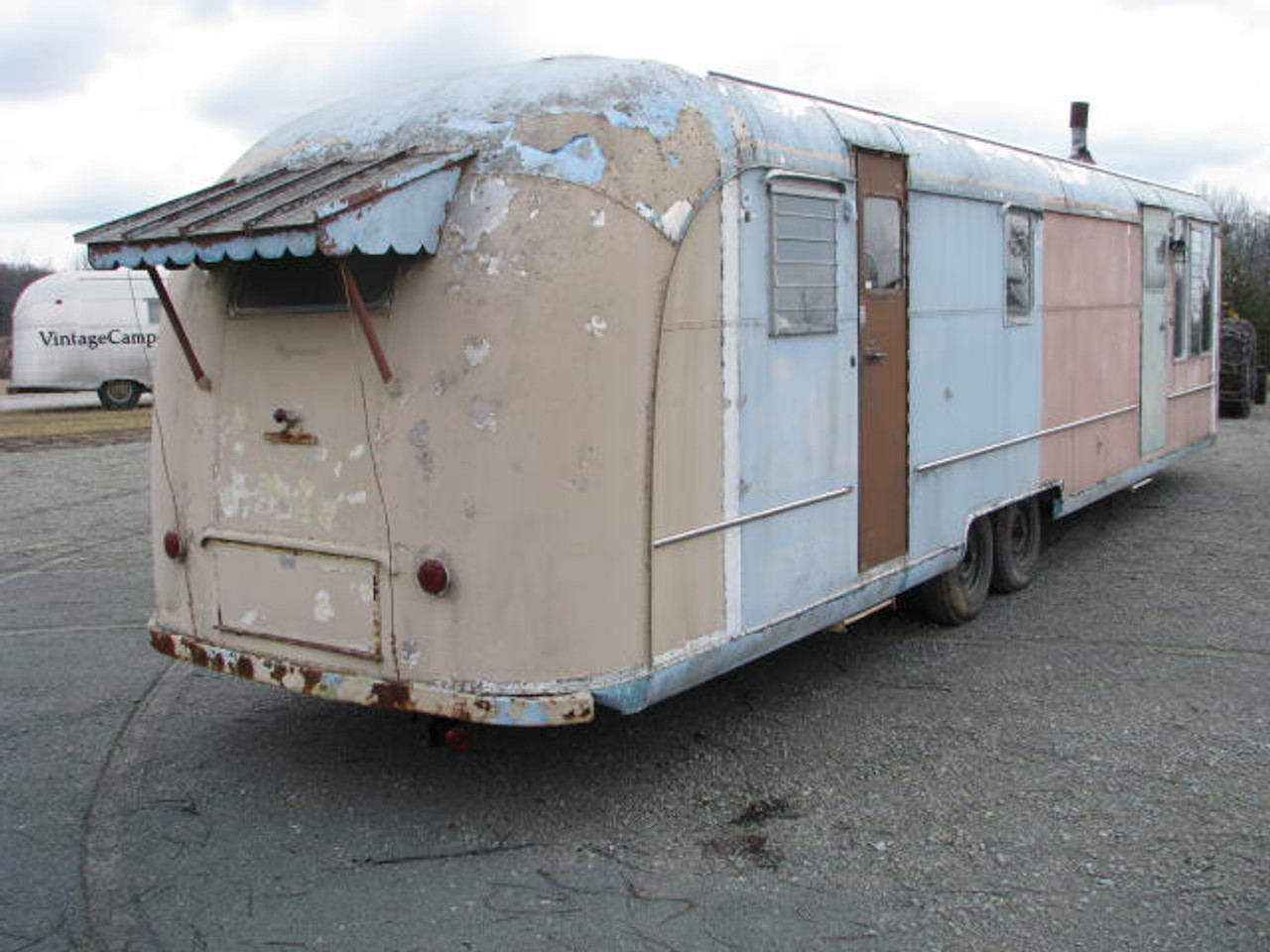 Afname speling meditatie 1953 Vagabond 35 Ft. #3853 (SOLD) - Vintage Campers