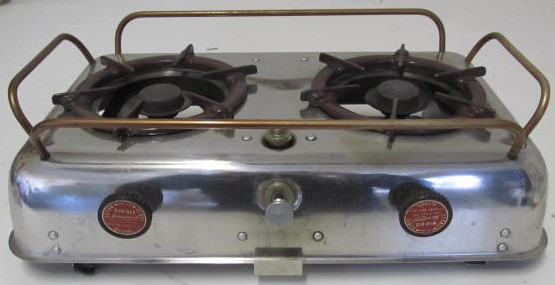 Homestrand 2 Burner Alcohol Countertop Stove Model 205 32a