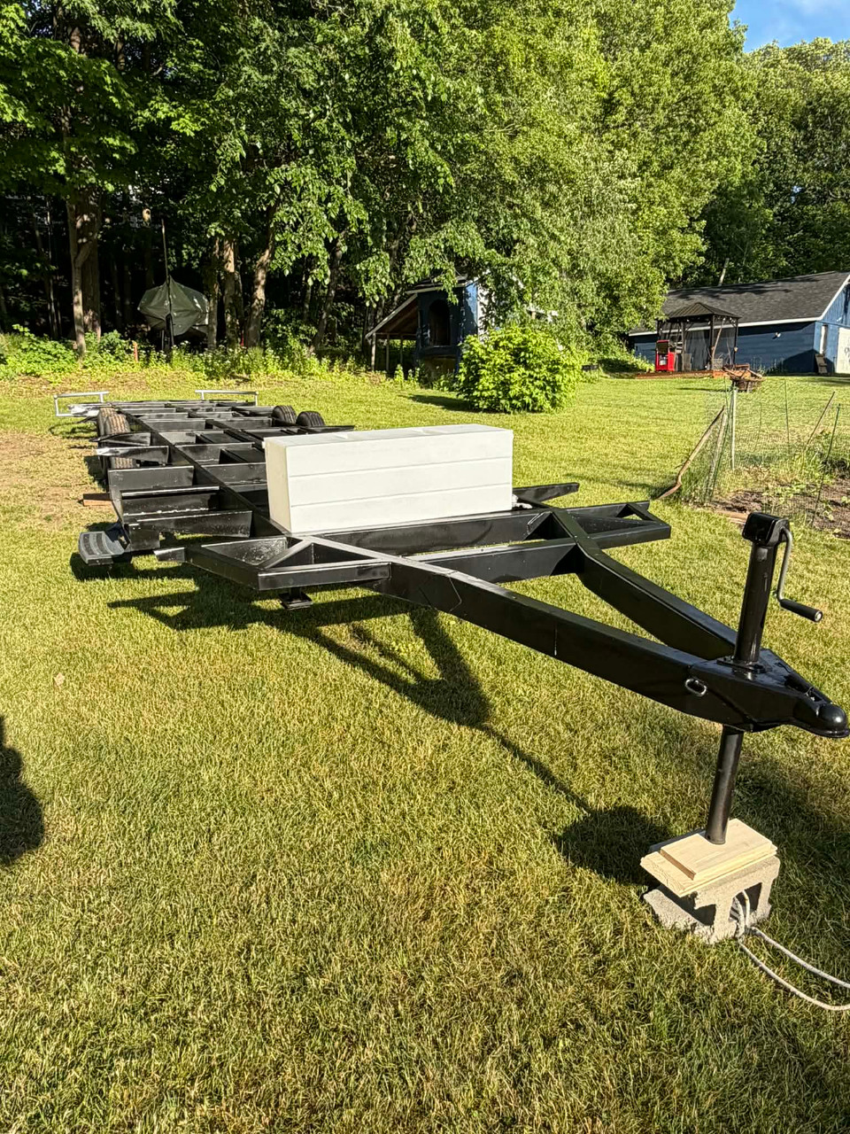 Custom built frame for 1950 Spartan Royal Mansion.