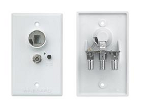  WINEGARD TV OUTLET with EXTRA INPUT - WHITE (24-1005)