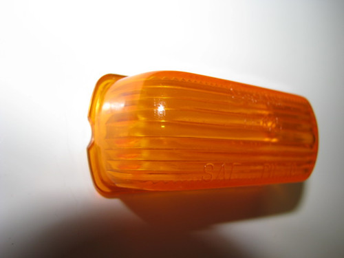 Rubber Base Marker Replacement Lens - Amber (CLT051)