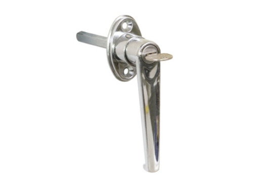 Chrome Locking L Handle Vintage Campers