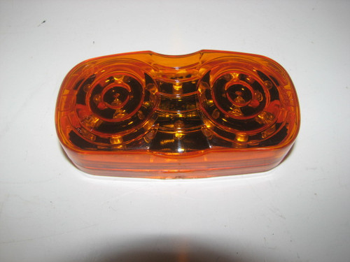 LED Double Bullseye Marker Light - Amber (CLT073) 