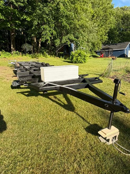 Custom built frame for 1950 Spartan Royal Mansion.