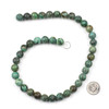 African Turquoise 10mm Round Beads - 15 inch strand