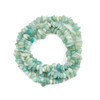 Amazonite 5-8mm Chip Beads - 34" circular strand