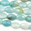 Cherry Tree Beads Multicolored Amazonite Grade "C" Faceted 10x14mm Oval Beads - approx. 8 inch strand, Set B 