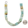 Cherry Tree Beads Multi-Color Amazonite Grade "C" 10mm Square Beads - approx. 8 inch strand, Set A 