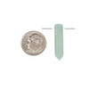 Amazonite 6x26mm Top Drilled Petite Hexagonal Point Pendant - 1 per bag