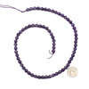 Amethyst 6mm Round Beads - 16 inch strand